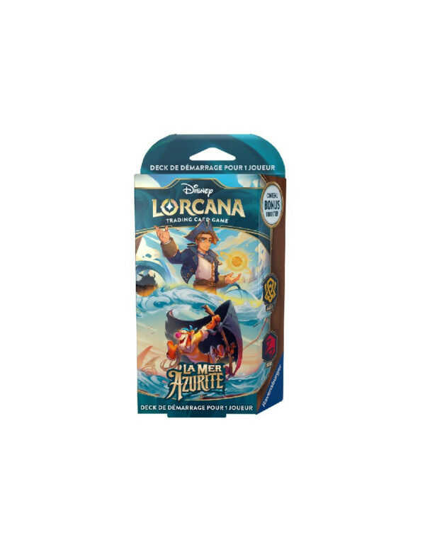 lorcana deck chapitre 6 La Mer Azurite  Jim Hawkins et Tigrou