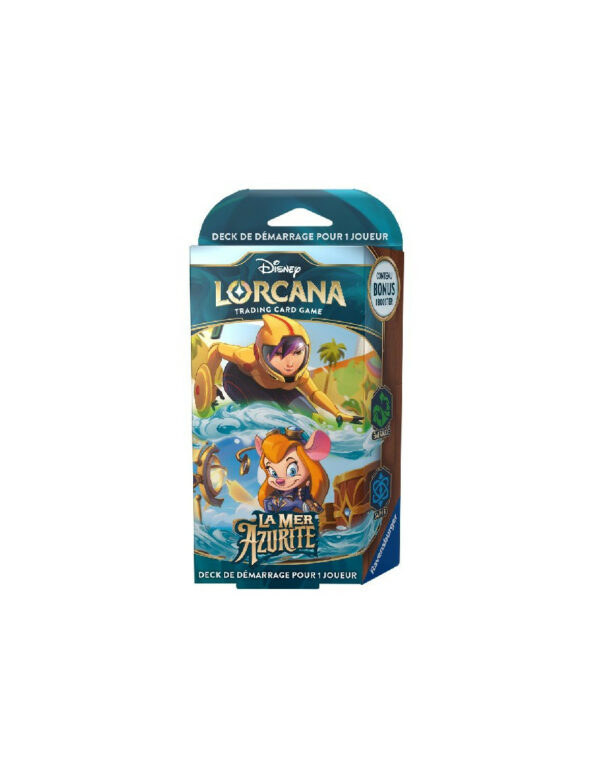 Lorcana deck chapitre 6 La Mer Azurite  Go Go Tamago et Gadget