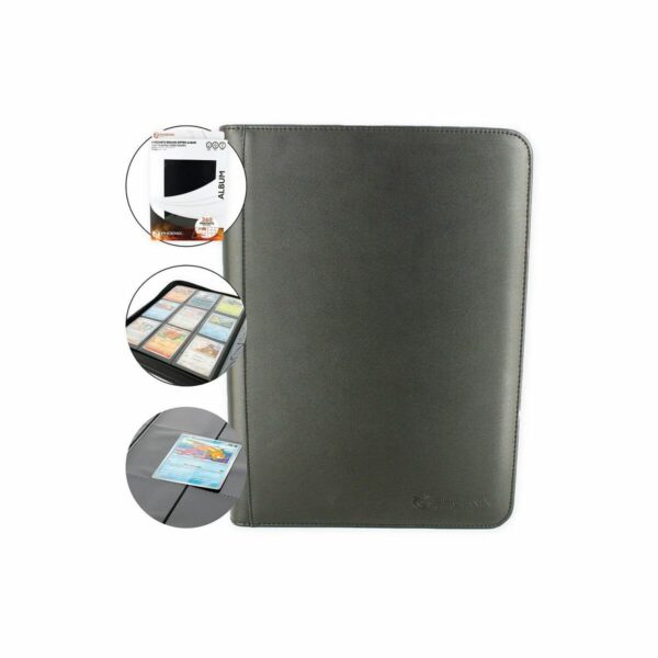 PHOENIX SHIELD ALBUM DELUXE ZIP TOPLOADER 9 CASES
