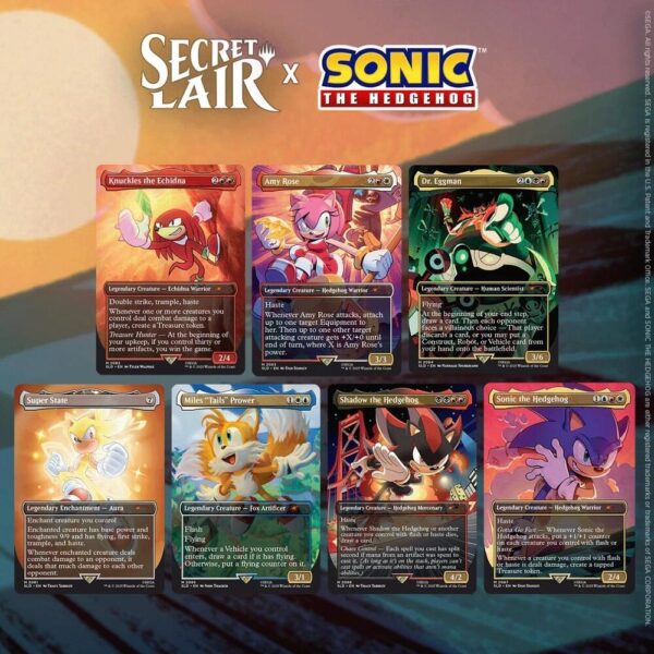 Wizards of the Coast - Magic the Gathering - Coffret - Secret Lair x Sonic: Friends & Foes (Anglais)