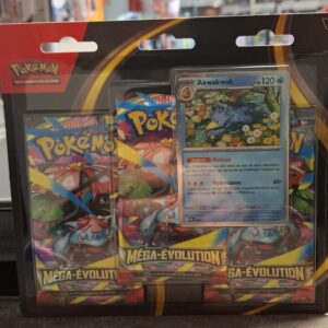 TRIPACK MEGA EVOLUTION AVEC TRIPLE ILLUSTRATION
