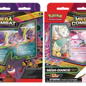 Pokémon JCC : Deck Méga-Combat – Méga-Ectoplasma-ex ou Méga-Diancie-ex