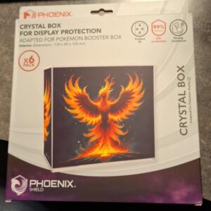 CRYSTAL BOX PROTECTION 99% UVR (X6) pour display Pokemon