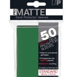 Sleeve – Ultra PRO – Protèges Cartes – Format Standard – Vert Matte – par 50