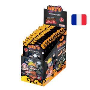 Boîte de 24 Boosters – FR – Naruto Mythos TCG – 1er chapitre : Konoha Shidō – 1st Edition