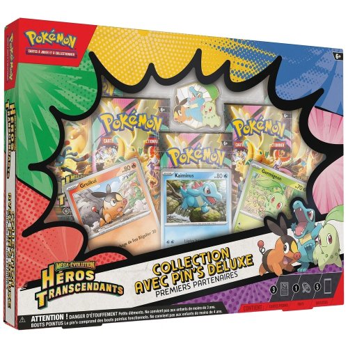 POKEMON COFFRET PIN’S DELUXE ME2.5 HEROS TRANCENDANTS