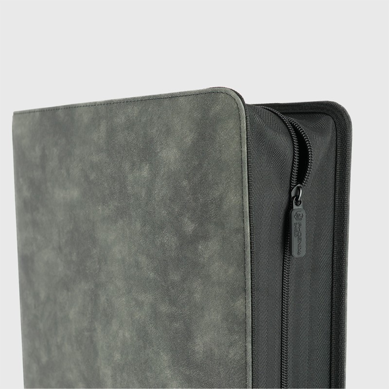 Album Prestige à Anneaux Velour Gris pouvant contenir 900 cartes – Image 3
