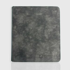 Album Prestige à Anneaux  Velour Gris pouvant contenir 900 cartes