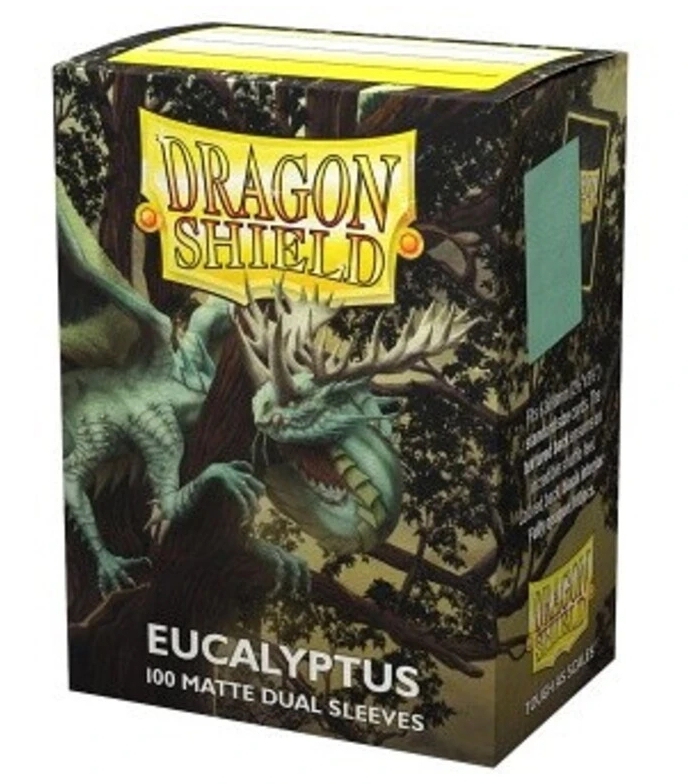 100 Protèges cartes Dual Matte - Eucalyptus - Lehel Dragon Shield